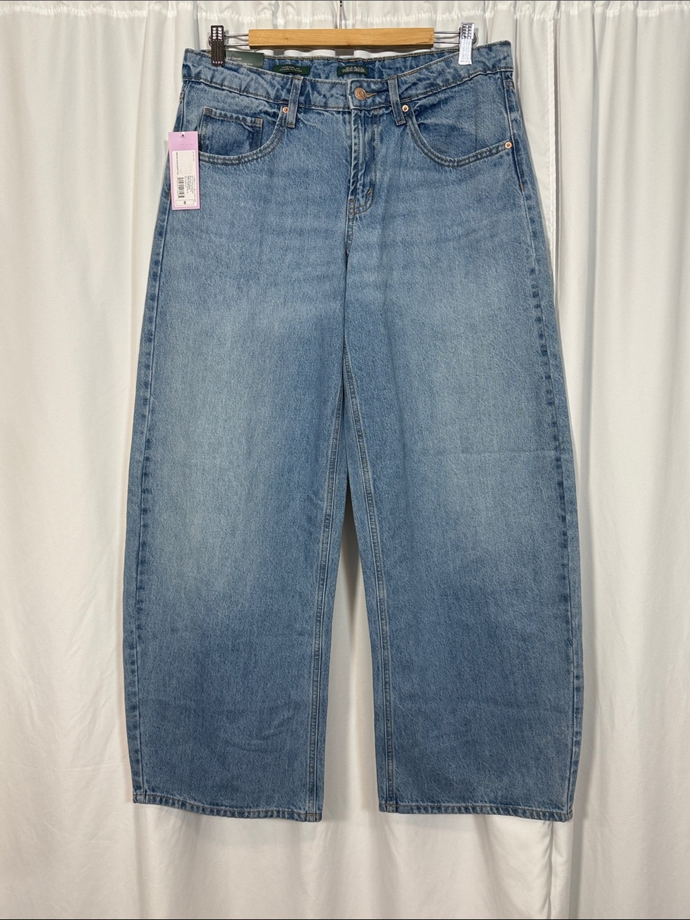 wild fable Light Blue Barrel Jeans